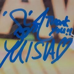 MISIAサイン入りポートレートの画像