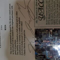 MISIAサイン入りポートレートの画像