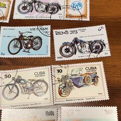 ★郵送可能★　バイク切手50枚の画像