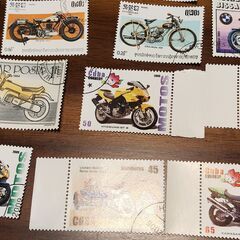 ★郵送可能★　バイク切手50枚の画像