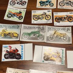 ★郵送可能★　バイク切手50枚の画像