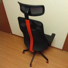 【美品】IKEAゲーミングチェア(マッチスペル)の画像