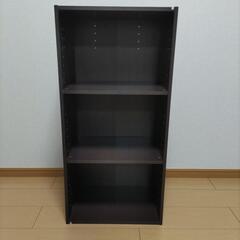 カラーボックス（ダークブラウン、木目）その２