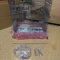 新品未使用 鳥かご HOEI ミレニアム てのり ピンク 廃盤色 