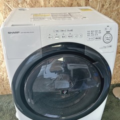 SHARP JUST-SIZE DRUM ES-S7G ドラム式洗濯機2022年 (がんばれ五