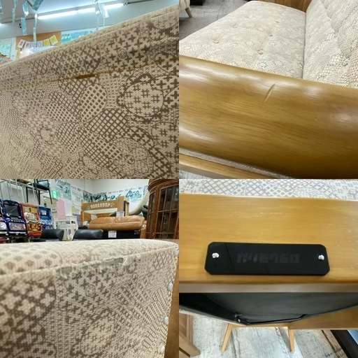 【愛品館 江戸川店 】2シーター kチェア ポップフラワー karimoku60（カリモクロクマル）