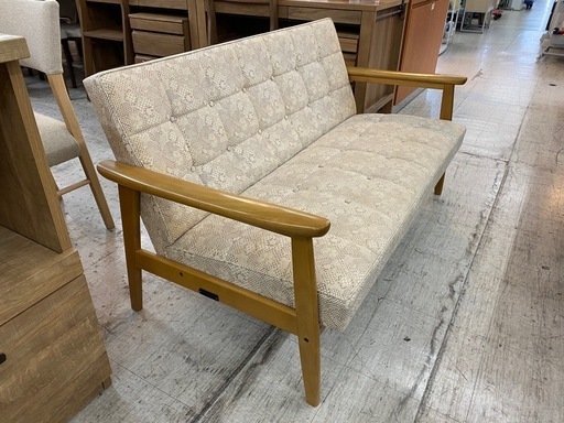 【愛品館 江戸川店 】2シーター kチェア ポップフラワー karimoku60（カリモクロクマル）