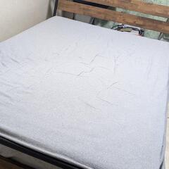 値下げ！ダブルベット　マット付き　高反発