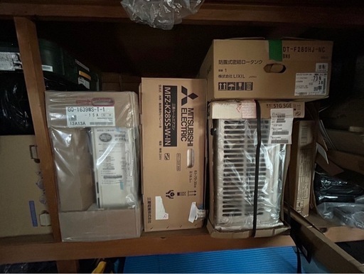 型落ちエアコンと給湯器の販売または取替え