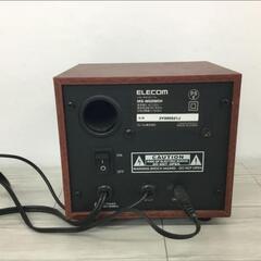 ELECOM エレコム ms-w02ch 小さな木のスピーカー　チェリーウッド / コンパクト サブウーファー オーディオ機器の画像