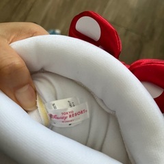 ミニーちゃん手袋　左手の画像