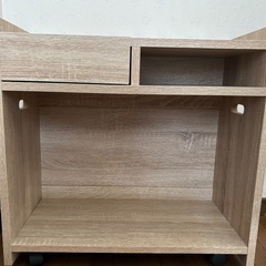 木製デスク　オープンワゴン