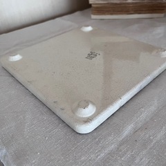 🟠 希少 フランス アンティーク 陶器 敷物 矢車菊 青 小花 花柄の画像