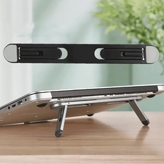 ノートパソコンスタンド 折りたたみ式  ノートパソコン冷却スタン...