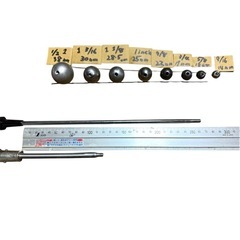 HAND MADE限定品 管楽器リペア 260mm 超ロングDR 凹み直し デントボールセット 38mm-14mmまで8種類&調整研磨用ドライバーの画像
