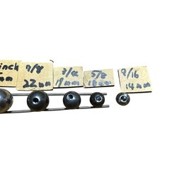 HAND MADE限定品 管楽器リペア 260mm 超ロングDR 凹み直し デントボールセット 38mm-14mmまで8種類&調整研磨用ドライバーの画像