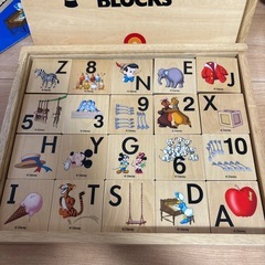 ディズニー　ABCブロックの画像