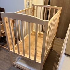 KATOJI ミニベビーベッド ツーオープン ハイタイプの画像