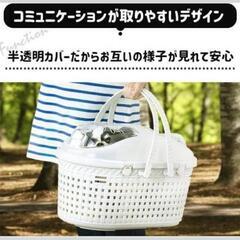 【新品未使用】アイリスオーヤマ 猫 キャリー 犬 キャリー 超軽量 メッシュペットキャリー MPC-450 ピンクの画像
