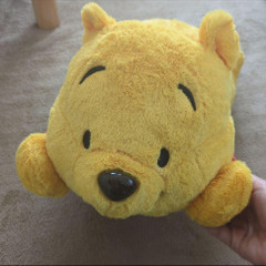 くまのプーさん プーさん ディズニー ほおづえ ぬいぐるみの画像