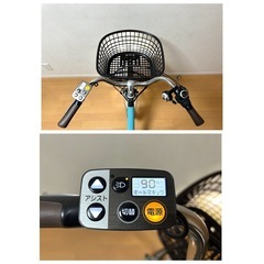 電動自転車　ほぼ新品　軽量モデル　パナソニック　ビビL 20インチ 2022年 の画像