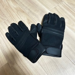 【美品】ワークマン★バイク 春夏用グローブ 黒Lサイズ★自転車