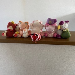 和風猫ぬいぐるみ