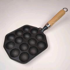 池永鉄工 たこ焼きプレート 14穴 鋳鉄製