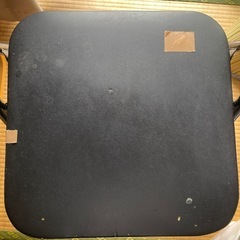 中古　ブラック　パイプ椅子の画像