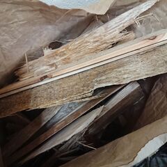 ⑤　屋内保管A倉庫　段ボール箱に入れた薪　約6.5㎏　焚き火　キャンプ　アウトドア　グランピング　薪ストーブ等の焚き付けに 　那須で薪の画像
