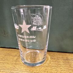 レトロ　企業ロゴ入りグラス　エビスなどの画像