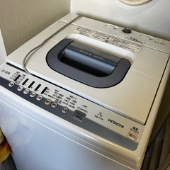 HITACHI 7キロ洗濯機　中古　稼働品