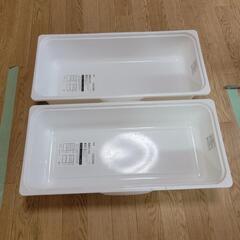 【お話し中】ニトリ　カラーボックスの収納（引き出し）白　2個