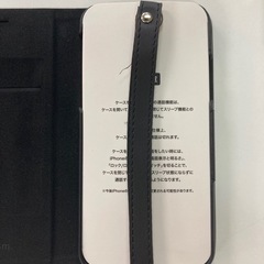 simplism iPhone X フリップケース ブラックの画像