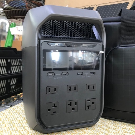 ECOFLOW ポータブル電源  ソーラーパネル アウトドア