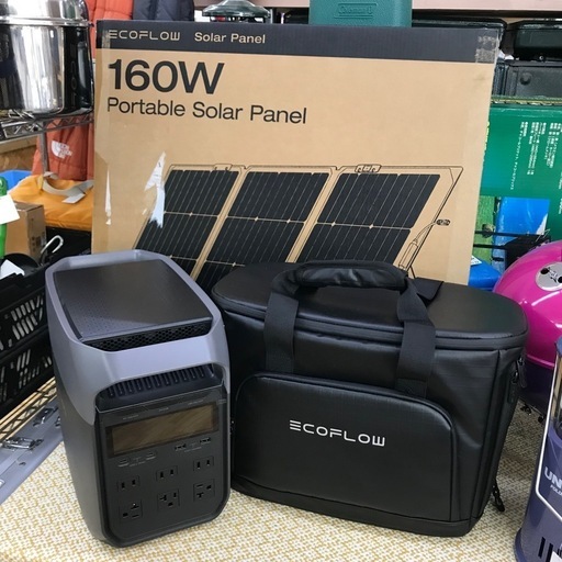 ECOFLOW ポータブル電源  ソーラーパネル アウトドア