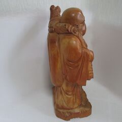 木彫り布袋様の画像
