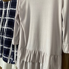 ブラウス（L）とカーディガン（M）七分袖の画像