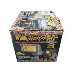 防犯対策に！(未使用品) RITEX 防雨 ハロゲンライトの画像