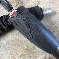 Unicar バイクワイヤーロック ブラック盗難防止ロックゴリラ 盗難防止 ゴジラロックの画像