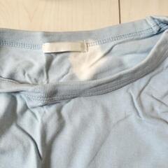 GU　水色　Tシャツ　Мサイズ　ウェスの画像