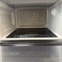 2023年　ハイアール　フラット電子レンジ　白の画像