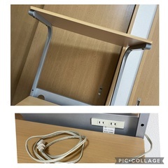 白井産業パソコンデスクの画像