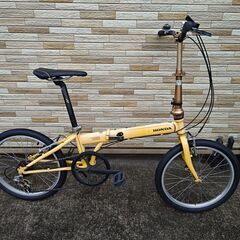 中古自転車 7段変速 20インチ 折り畳み 軽整備済み 防犯登録...