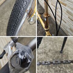中古自転車 7段変速 20インチ 折り畳み 軽整備済み 防犯登録対応 町田市 相模原市 MM706の画像