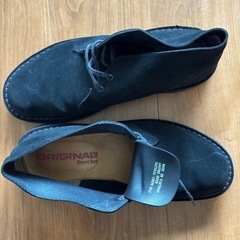 【Clarks】デザートブーツ　クラークス　ブラックの画像