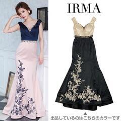 IRMA イルマ バイカラー サテンマーメイドロングドレス キャ...