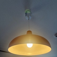 ニトリ　ペンダントライト　レッドの画像