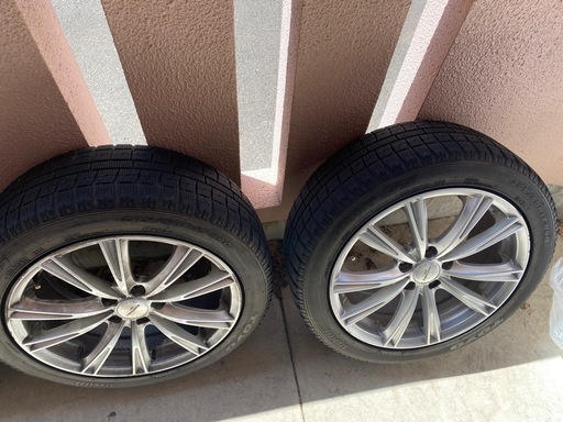 ユーロプレミアム17インチホイール　ボルボで使用　スタッドレス付き