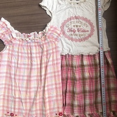 ③ used ブランド 130 女の子 春夏 子ども服 セットの画像